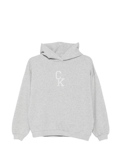 Felpa bambino Calvin Klein grigia Calvin Klein Kids | LVCKSJB24GP4A